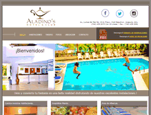 Tablet Screenshot of hotelaladino.com.mx